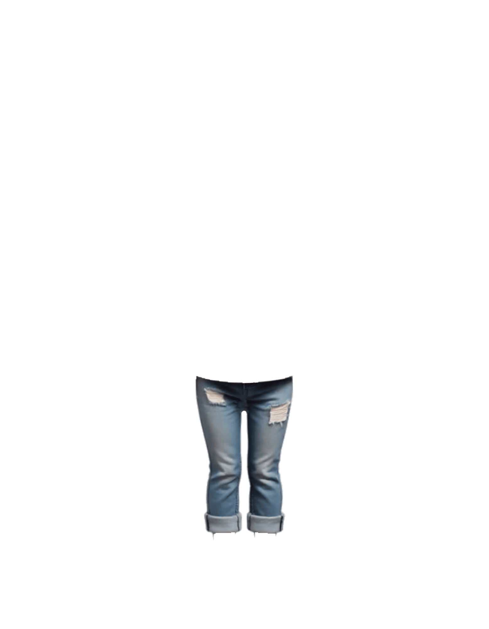 Cropped jeans