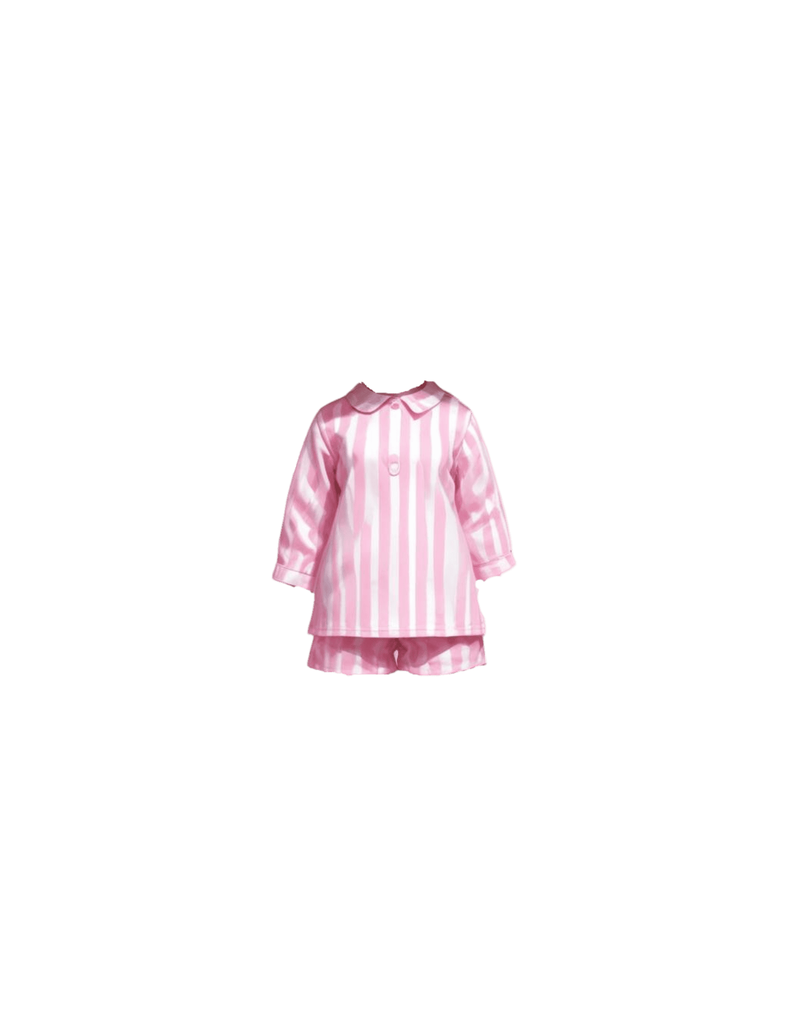 Pink striped pajama set